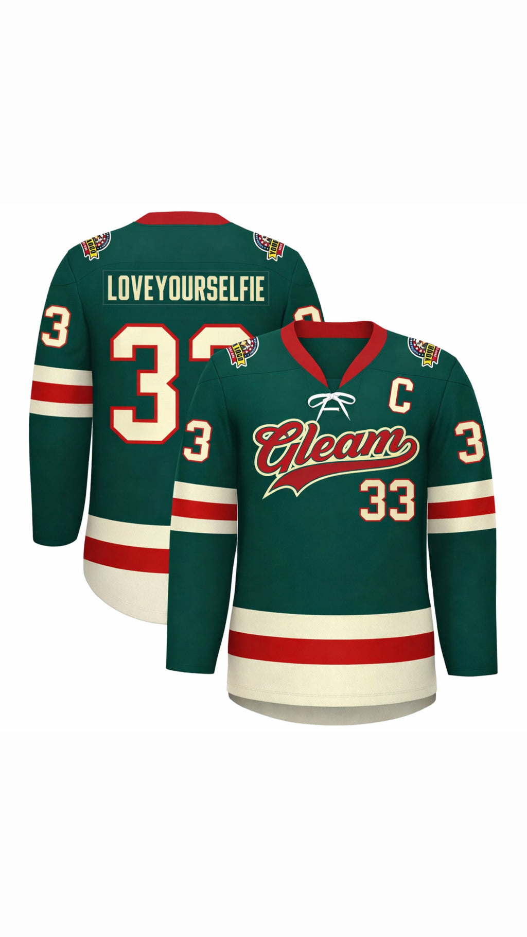 The Gleam 90s Hockey Jersey